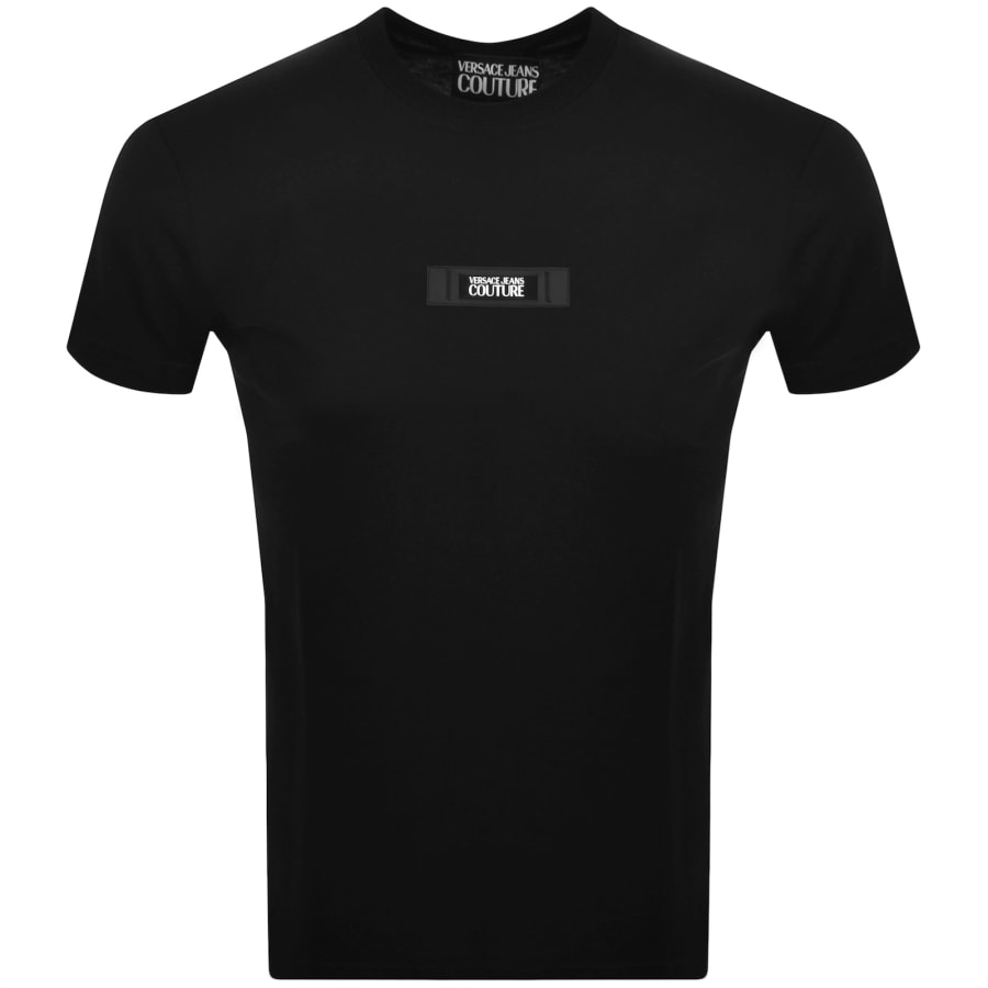 Versace Jeans Couture Logo Patch T Shirt Black